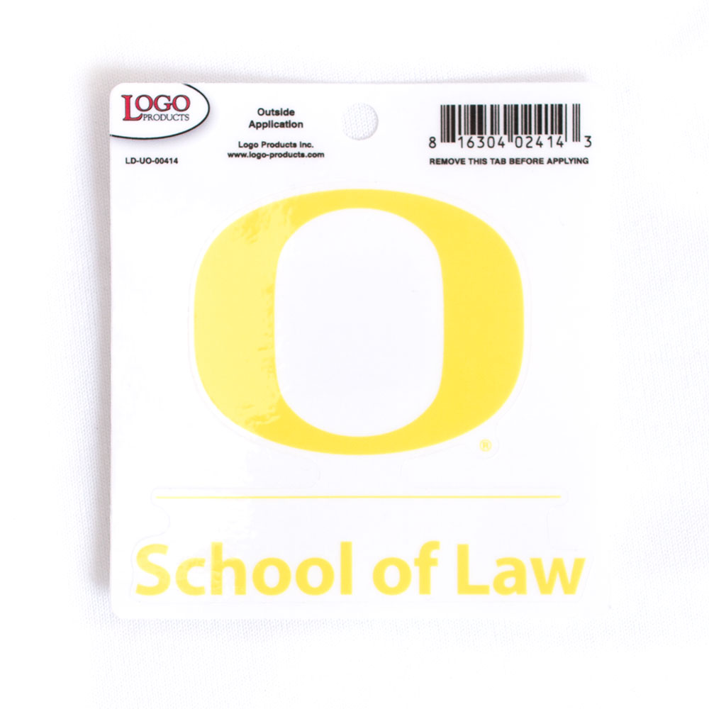 Classic Oregon O, Logo Brand, Yellow, Decal/Sticker, Home & Auto, 4", Vinyl, Outside Application, Law, 815481